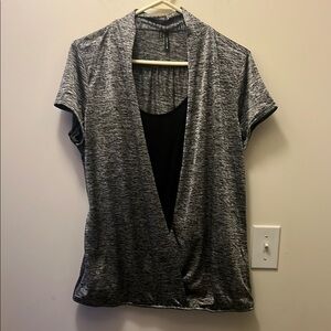 Maurices Black and Gray Women's Blouse size XL